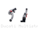 Standard Length Folding Brake And Clutch Lever Set by Evotech Ducati / Multistrada V4 S / 2023