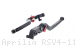 Standard Length Folding Brake And Clutch Lever Set by Evotech Aprilia / RSV4 1100 Factory / 2020