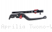 Standard Length Folding Brake And Clutch Lever Set by Evotech Aprilia / Tuono V4 1100 / 2023