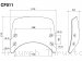 Low Height Aluminum Headlight Fairing by Rizoma Triumph / Thruxton 1200 / 2016