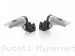 Eccentric Adjustable Footpeg Adapters by Rizoma Ducati / Hypermotard 950 / 2020