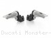 Eccentric Adjustable Footpeg Adapters by Rizoma Ducati / Monster 1200S / 2014