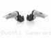 Eccentric Adjustable Footpeg Adapters by Rizoma Ducati / Supersport / 2018