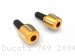 Billet Aluminum Bar Ends by Ducabike Ducati / 749 / 2004