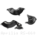 Billet Aluminum Engine Case Savers by Bonamici Aprilia / RS 660 / 2023