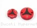 Carbon Inlay Front Brake and Clutch Fluid Tank Cap Set by Ducabike Ducati / Hypermotard 950 SP / 2024
