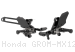 Adjustable Rearsets by Gilles Tooling Honda / GROM MX125 / 2023