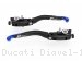 Adjustable Folding Brake and Clutch Lever Set by Ducabike Ducati / Diavel 1260 / 2022