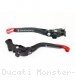 Adjustable Folding Brake and Clutch Lever Set by Ducabike Ducati / Monster 821 / 2015