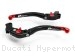 Adjustable Folding Brake and Clutch Lever Set by Performance Technology Ducati / Hypermotard 821 / 2014