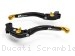 Adjustable Folding Brake and Clutch Lever Set by Performance Technology Ducati / Scrambler 800 Classic / 2017