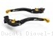 Adjustable Folding Brake and Clutch Lever Set by Performance Technology Ducati / Diavel 1260 / 2022