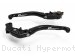 Adjustable Folding Brake and Clutch Lever Set by Performance Technology Ducati / Hypermotard 821 SP / 2013