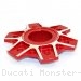 6 Hole Rear Sprocket Carrier Flange Cover by Ducabike Ducati / Monster 1200R / 2017