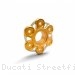 6 Hole Bi-color Rear Sprocket Carrier Flange Cover by Ducabike Ducati / Streetfighter V4 / 2023