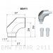 Rizoma Mirror Adapter BS411 BMW / F800R / 2011