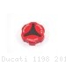 Carbon Inlay Rear Brake Fluid Tank Cap by Ducabike Ducati / 1198 / 2013