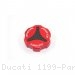 Carbon Inlay Rear Brake Fluid Tank Cap by Ducabike Ducati / 1199 Panigale Superleggera / 2014