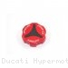 Carbon Inlay Rear Brake Fluid Tank Cap by Ducabike Ducati / Hypermotard 1100 EVO SP / 2010