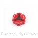 Carbon Inlay Rear Brake Fluid Tank Cap by Ducabike Ducati / Hypermotard 796 / 2012