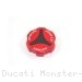 Carbon Inlay Rear Brake Fluid Tank Cap by Ducabike Ducati / Monster 1100 EVO / 2013