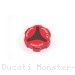 Carbon Inlay Rear Brake Fluid Tank Cap by Ducabike Ducati / Monster 696 / 2008