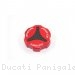 Carbon Inlay Rear Brake Fluid Tank Cap by Ducabike Ducati / Panigale V4 S / 2021