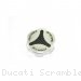 Carbon Inlay Rear Brake Fluid Tank Cap by Ducabike Ducati / Scrambler 800 Cafe Racer / 2020