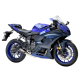 Y36-PCDE36C Yamaha R7 MT-07 CR-T Full System Exhaust by SC-Project